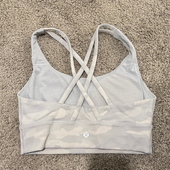 Lululemon Athletica Gray Camouflage Sports Bra - Picture 2 of 3